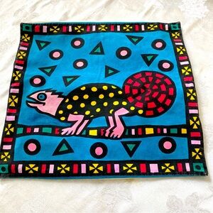 Beautiful cushion cover 15.5” x 15.5”. 100% cotton